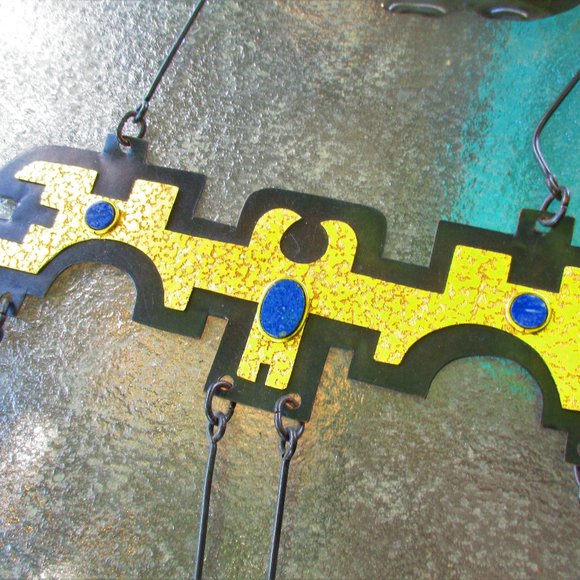 Vintage MCM Mid Century Modern Wall Hanging SIGNED - Picture 15 of 15